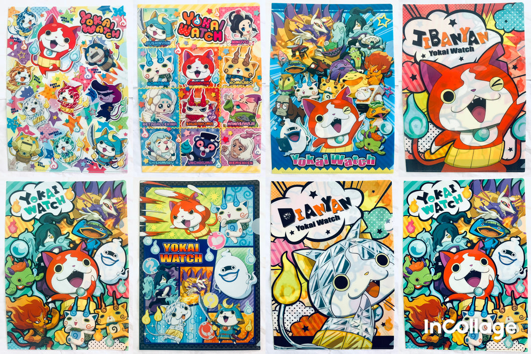 Youkai Watch - Clear File (Set of 8)