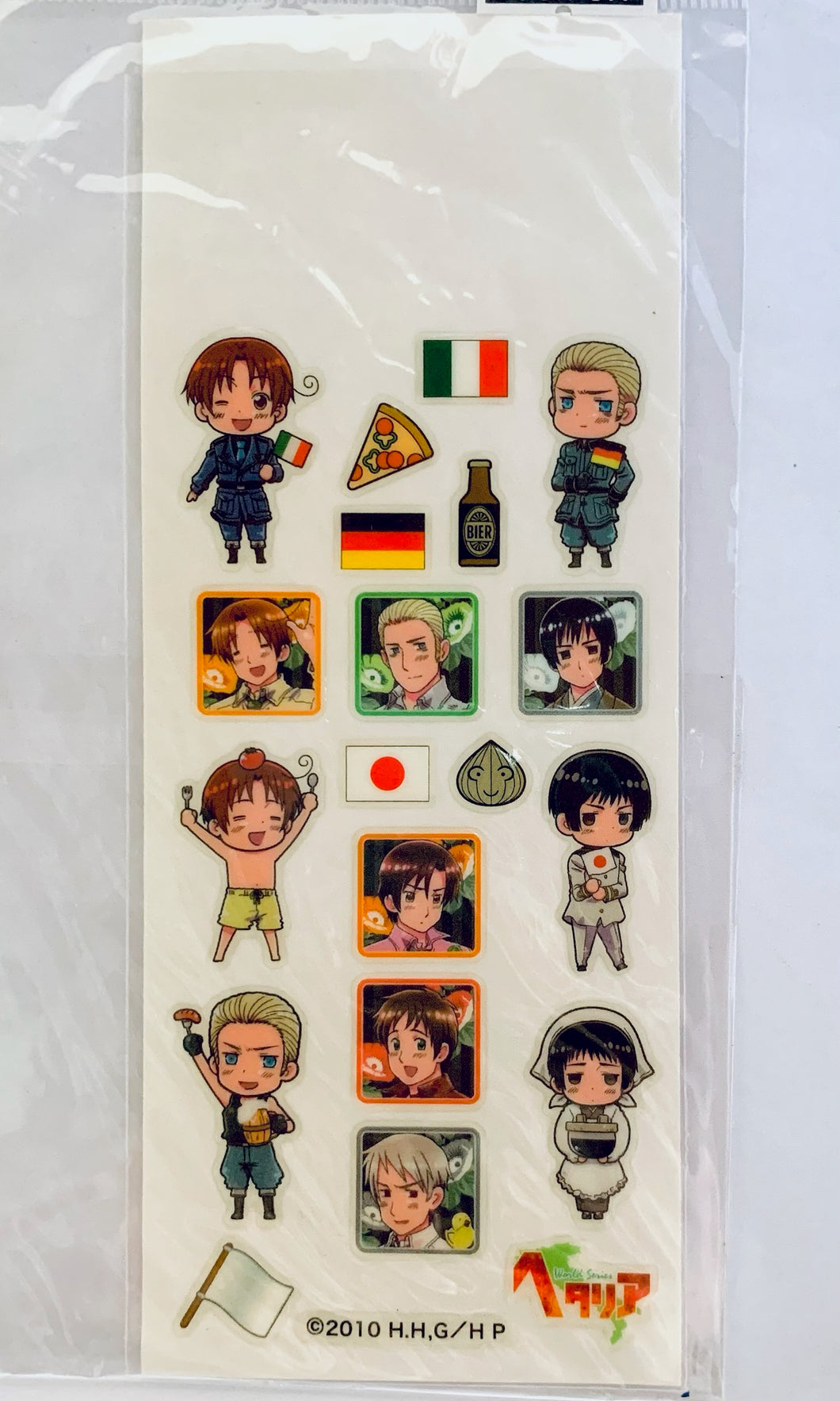 Hetalia World Series Mobile Phone Sticker Set