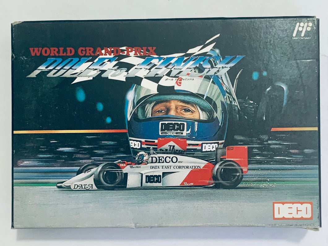 World Grand-Prix: Pole to Finish - Famicom - Family Computer FC - Nintendo - Japan Ver. - NTSC-JP - CIB (DFC-FH)