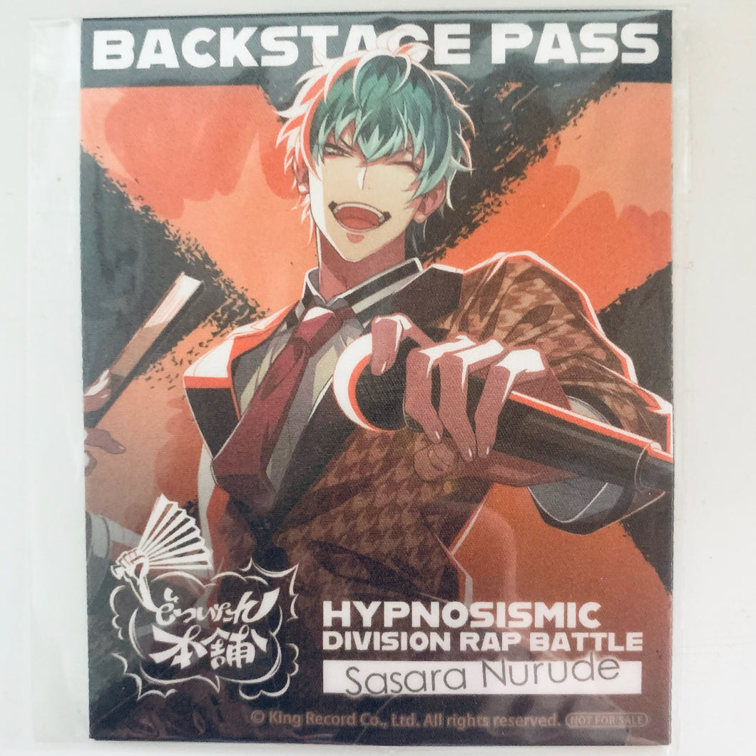 Hypnosis Mic -Division Rap Battle- - Sasara Nurude - Backstage Pass-Style Sticker