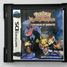 Load image into Gallery viewer, Pokemon Mystery Dungeon: Explorers of Darkness - Nintendo DS / DSLite DSi XL - NTSC - Box &amp; Manual (NTR-YFYE-USA)
