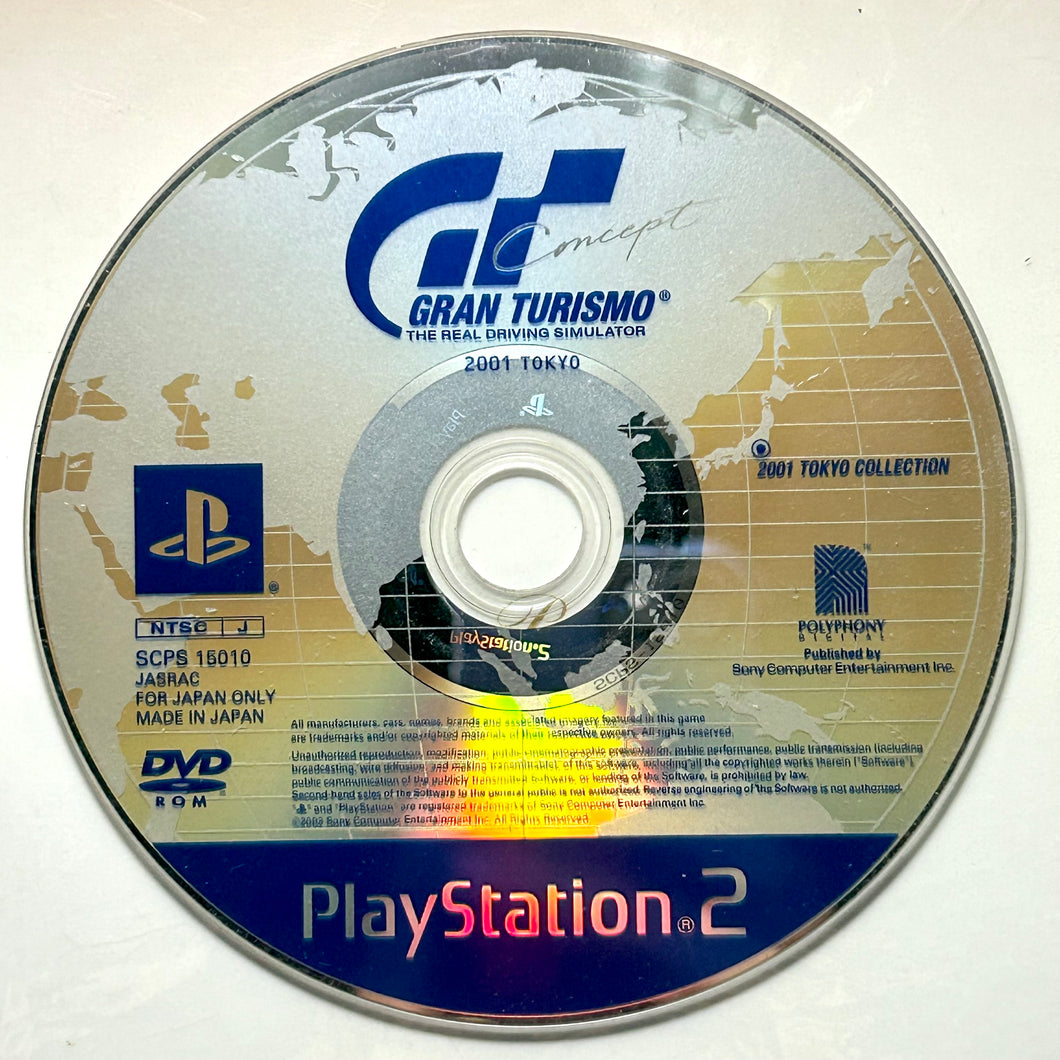 Gran Turismo Concept 2001 Tokyo - PlayStation 2 - PS2 / PSTwo / PS3 - NTSC-JP - Disc (SCPS-15010)