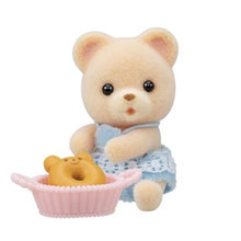 Cargar imagen en el visor de la galería, Sylvanian Families Baby Sweets Series: 4. Baby Bear and Bear Donut Basket
