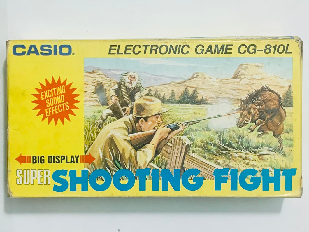Super Shooting Fight - Handheld Electronic Game - Big Display Game Series - Vintage - CIB (CG-810L)