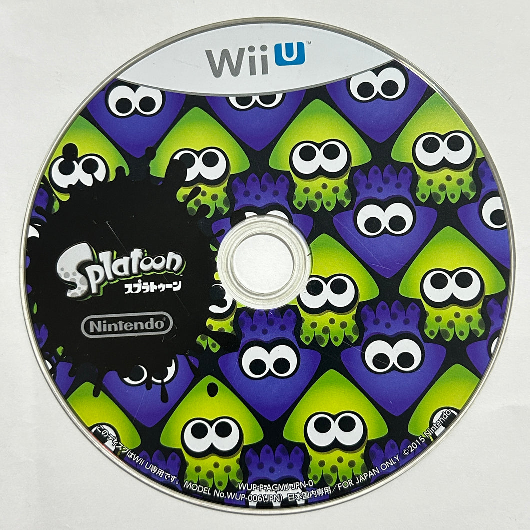 Splatoon - Nintendo Wii U - NTSC-JP - Japan ver. - Disc (WUP-AGMJ-JPN)
