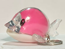 Load image into Gallery viewer, Light Clear Dolphin Keychain
