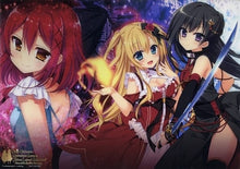 Load image into Gallery viewer, Ninja Girl and the Mysterious Army of Urban Legend Monsters ~Hunt of the Headless Horseman~ A3 Clear Poster Package Illustration

