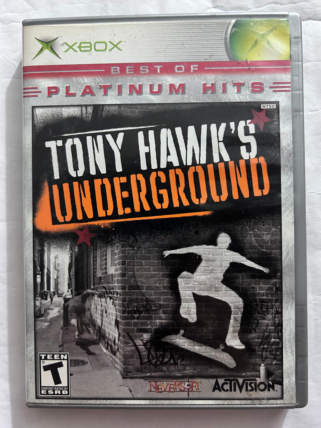 Tony Hawk's Underground (Platinum Hits) - Xbox Classic/360 - NTSC - CIB