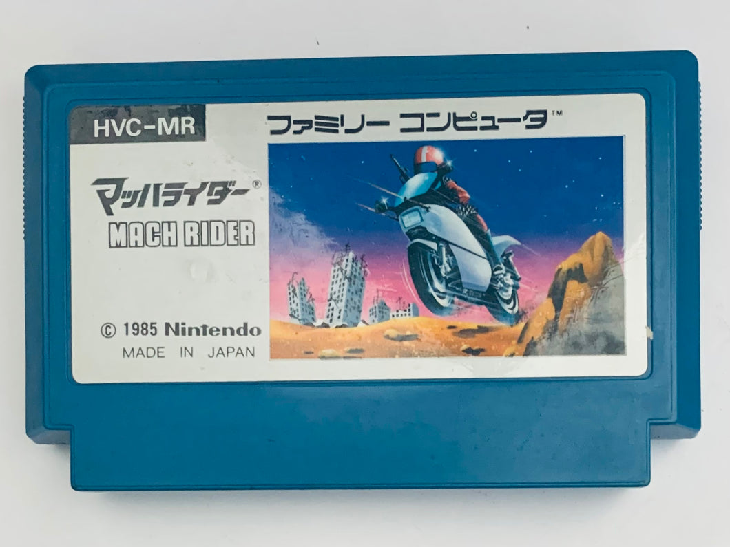 Mach Rider - Famicom - Family Computer FC - Nintendo - Japan Ver. - NTSC-JP - Cart (HVC-MR)