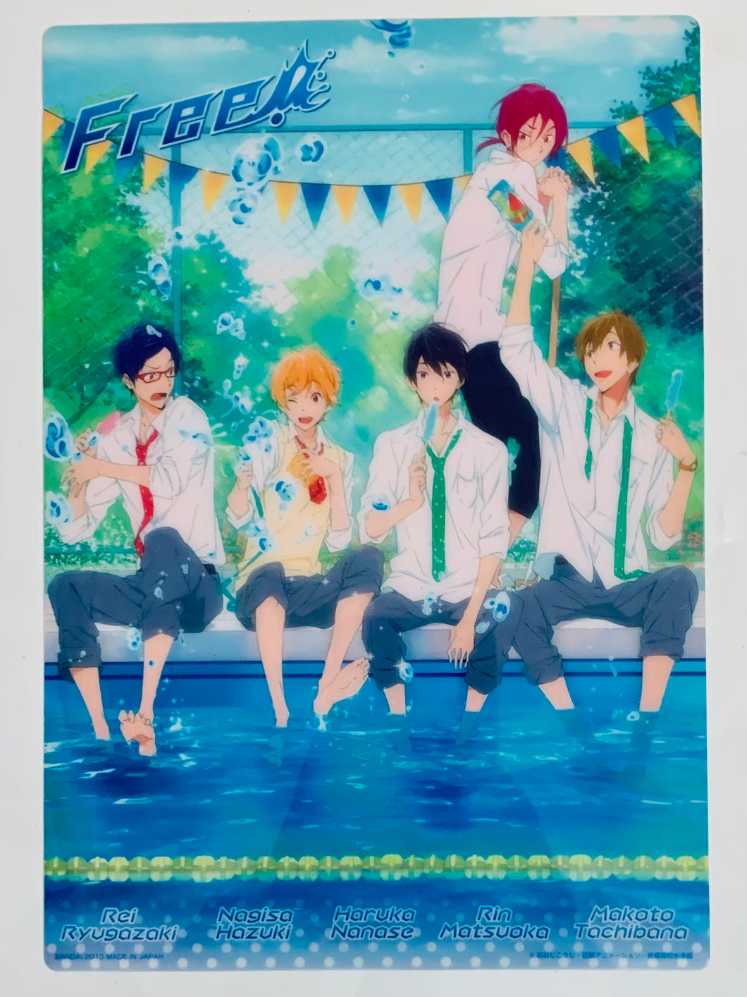 Free! - Nagisa, Rin, Haruka, Rei & Makoto - Jumbo Carddass