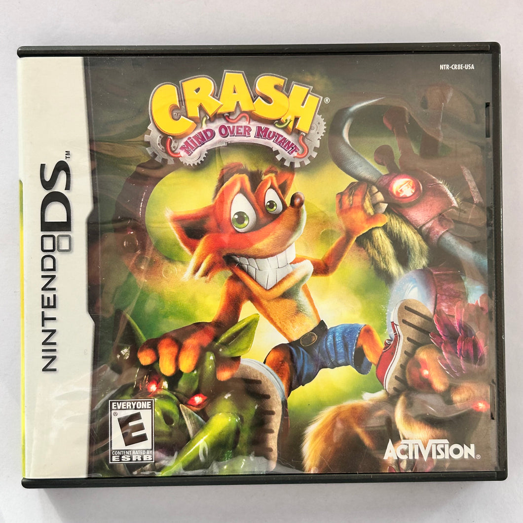Crash: Mind Over Mutant - Nintendo DS / DSLite DSi XL - NTSC - Box & Manual (NTR-CR8E-USA)