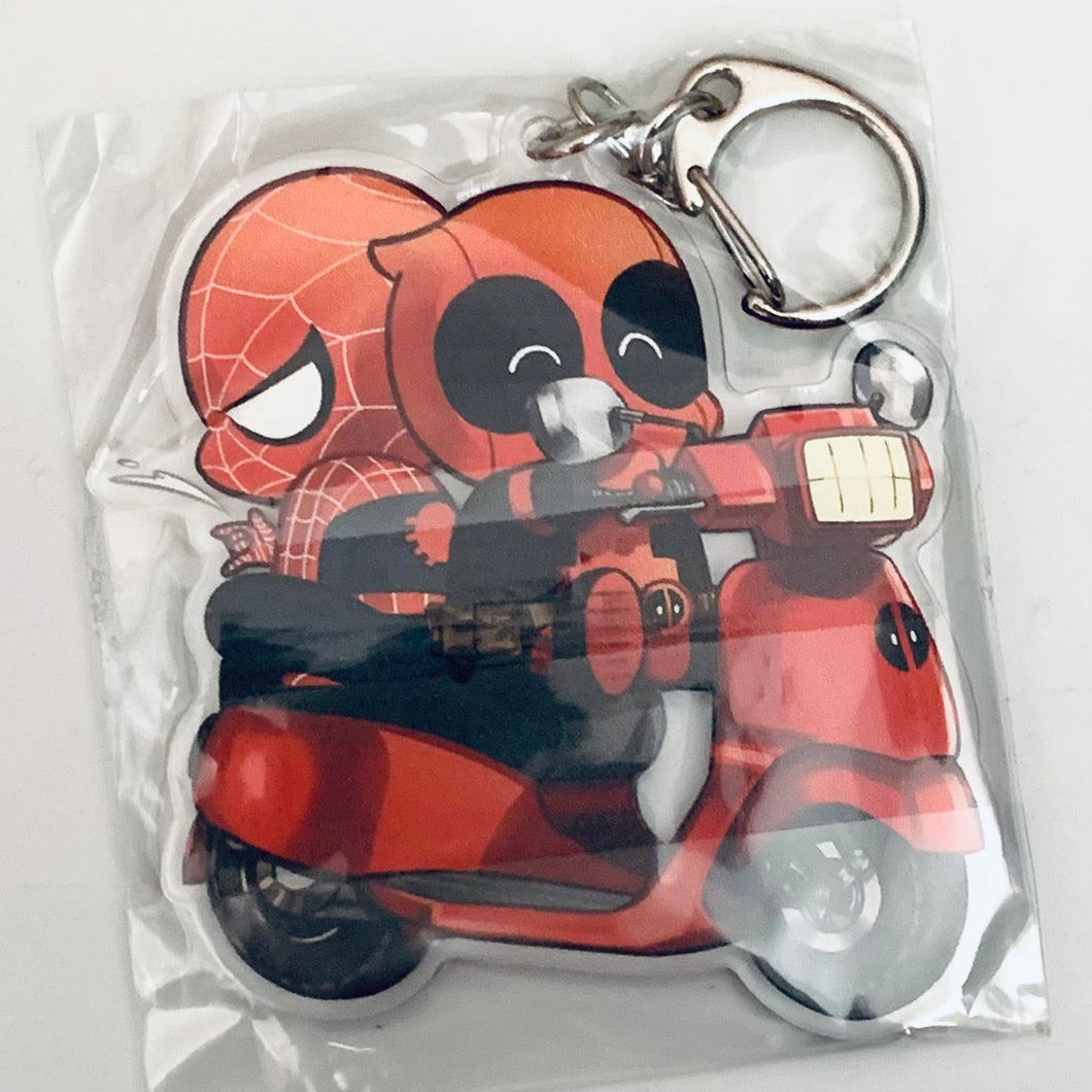 Dead Pool & Spider-Man Acrylic Keychain - Doujin Goods – Cuchiwaii