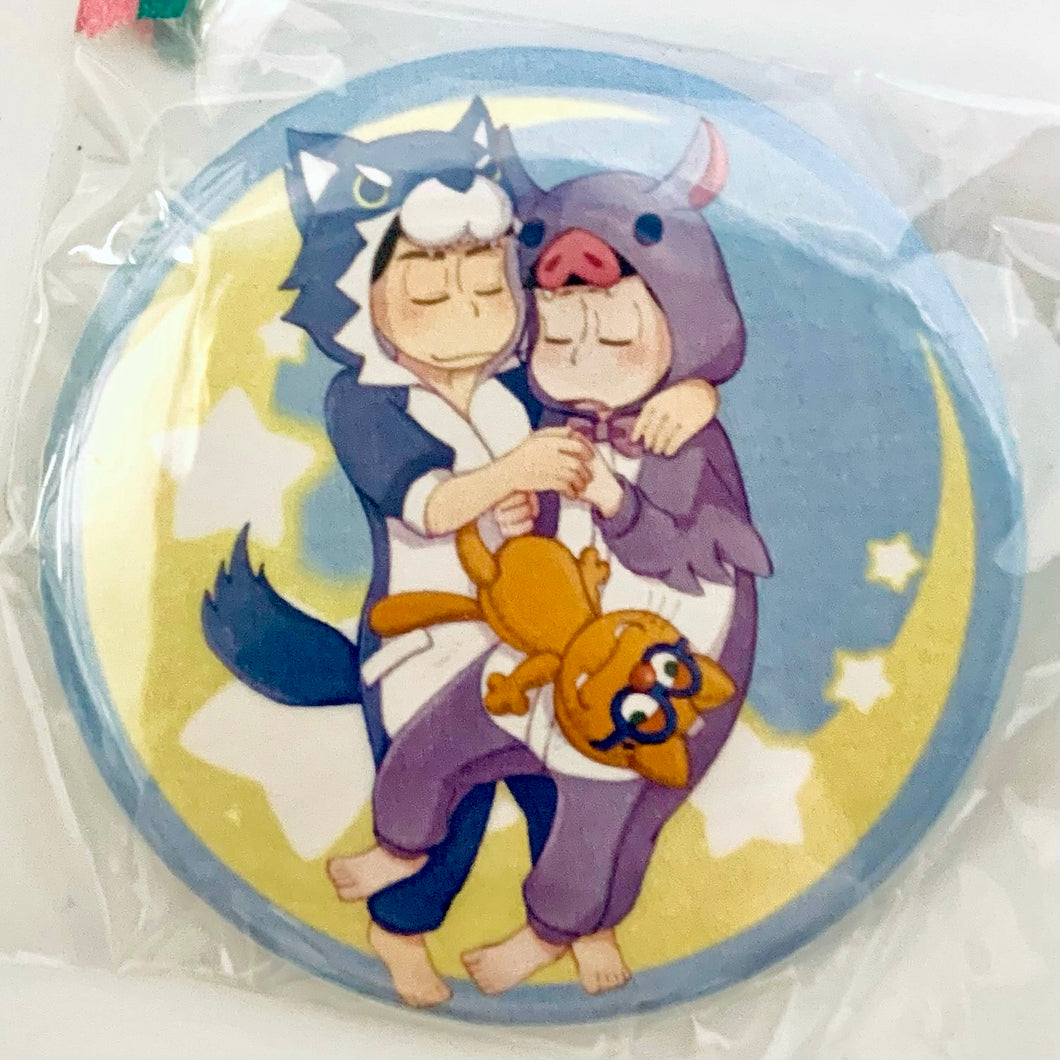 Osomatsu-san - Karamatsu, Ichimatsu & ESP Nyanko - Can Badge - Doujin Goods