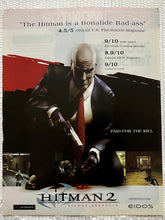 Cargar imagen en el visor de la galería, Hitman 2: Silent Assasin - PS2 Xbox PC - Original Vintage Advertisement - Print Ads - Laminated A3 Poster
