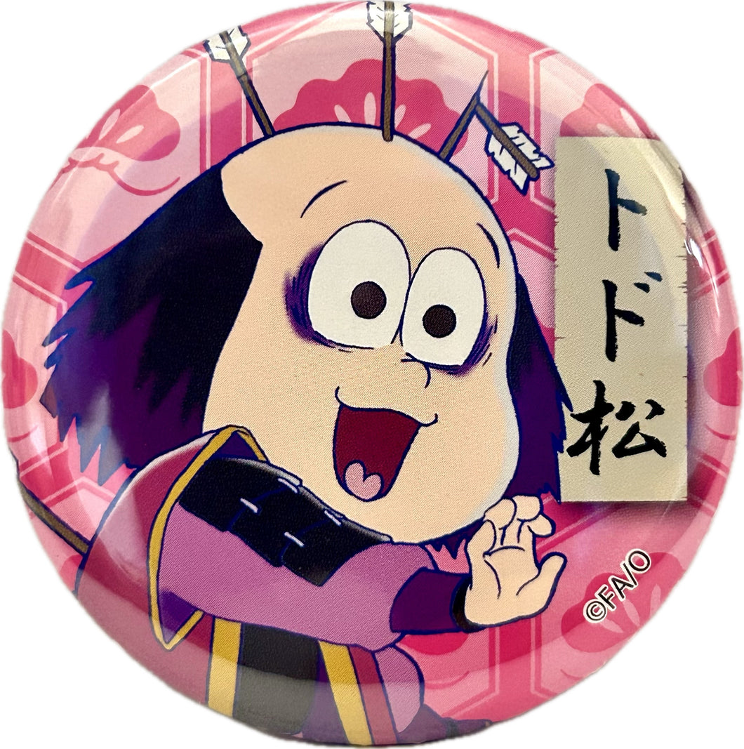 Osomatsu-san - Matsuno Todomatsu - Can Badge Samurai Matsu ver