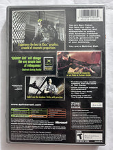 Load image into Gallery viewer, Tom Clancy&#39;s Splinter Cell (Platinum Hits) - Xbox Classic / 360 - NTSC - CIB (510130-CVR)
