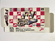 Load image into Gallery viewer, F-1 Grand Prix - Super Famicom - Box (SHVC-FG)
