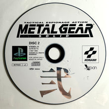Load image into Gallery viewer, Metal Gear Solid - PlayStation - PS1 / PSOne / PS2 / PS3 - NTSC-JP - Disc (SLPM-86114-5)
