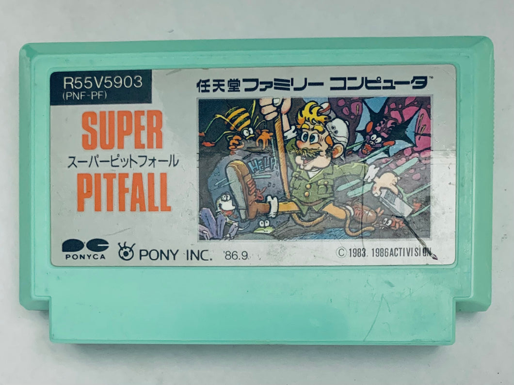 Super Pitfall - Famicom - Family Computer FC - Nintendo - Japan Ver. - NTSC-JP - Cart (PNF-PF)