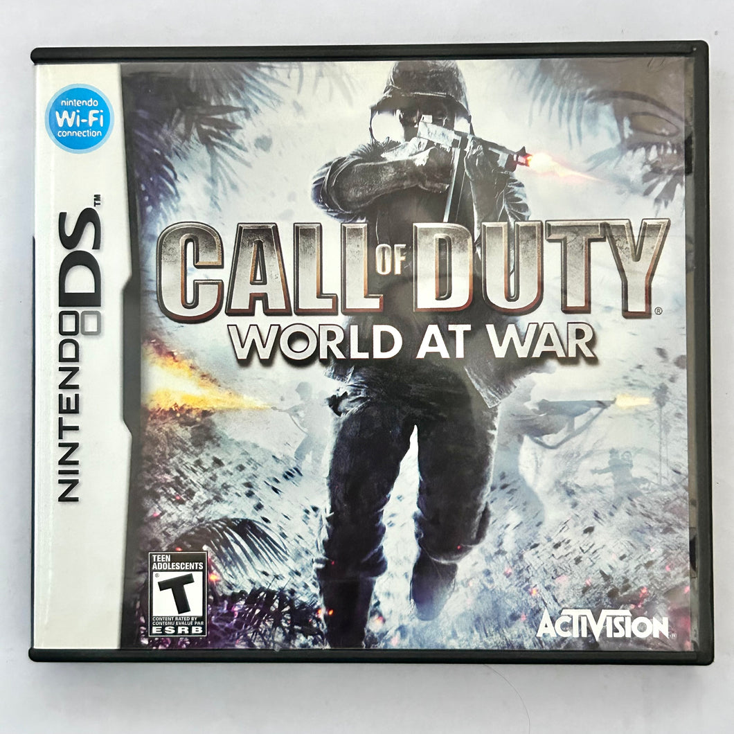 Call of Duty: World at War - Nintendo DS / DSLite DSi XL - NTSC - Box & Manual (NTR-CALE-USA)