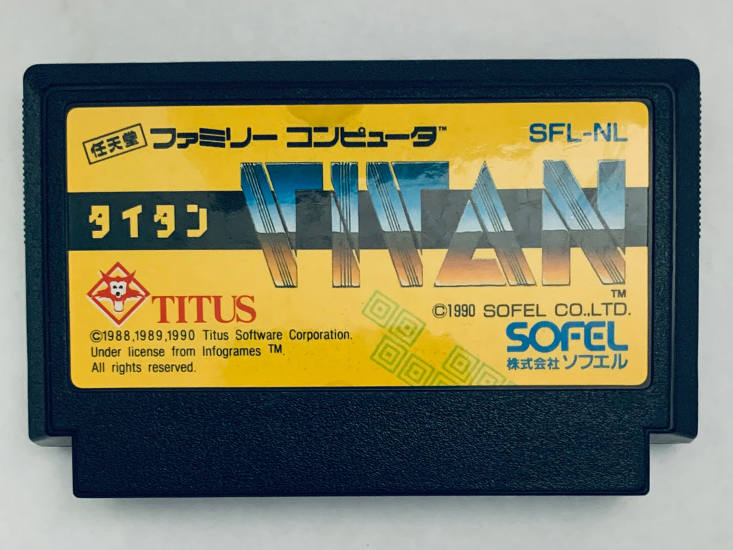 Titan - Famicom - Family Computer FC - Nintendo - Japan Ver. - NTSC-JP - Cart (SFL-NL)