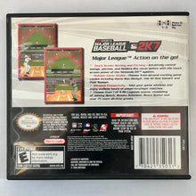 Load image into Gallery viewer, Major League Baseball 2K7 - Nintendo DS / DSLite DSi XL - NTSC - Box &amp; Manual (NTR-AL6E-USA)
