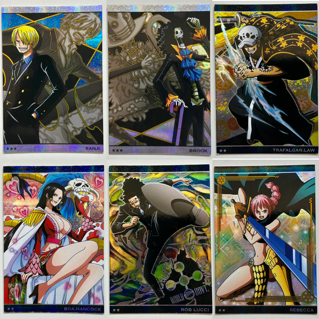 One Piece Wafers GRAND LOG - Trading Card (Set of 6)