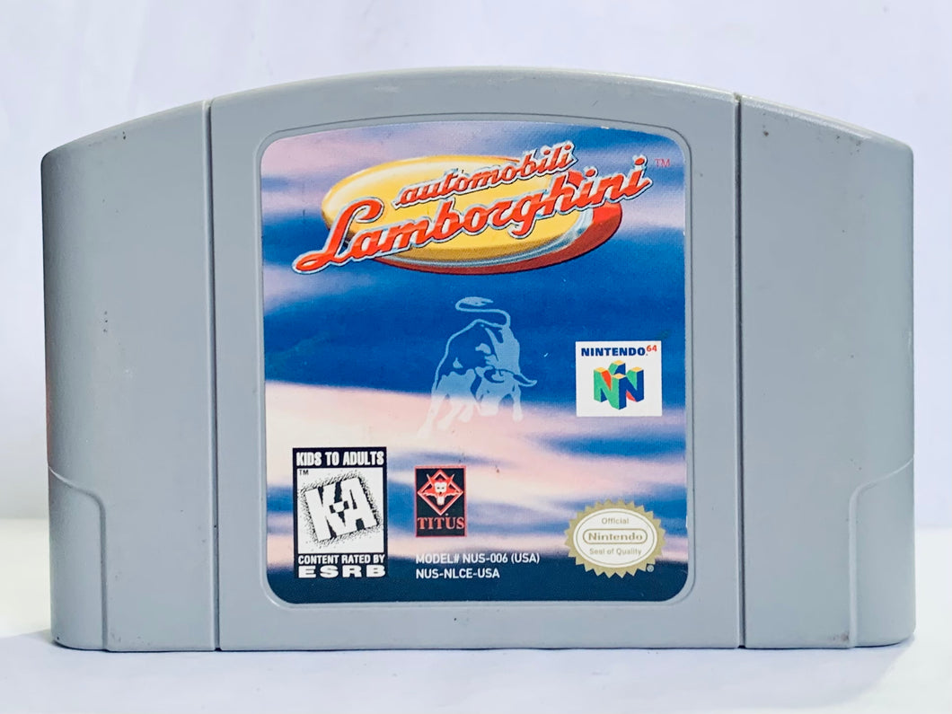 Automobili Lamborghini - Nintendo 64 - N64 - NTSC-US - Cart (NUS-NLCE-USA)