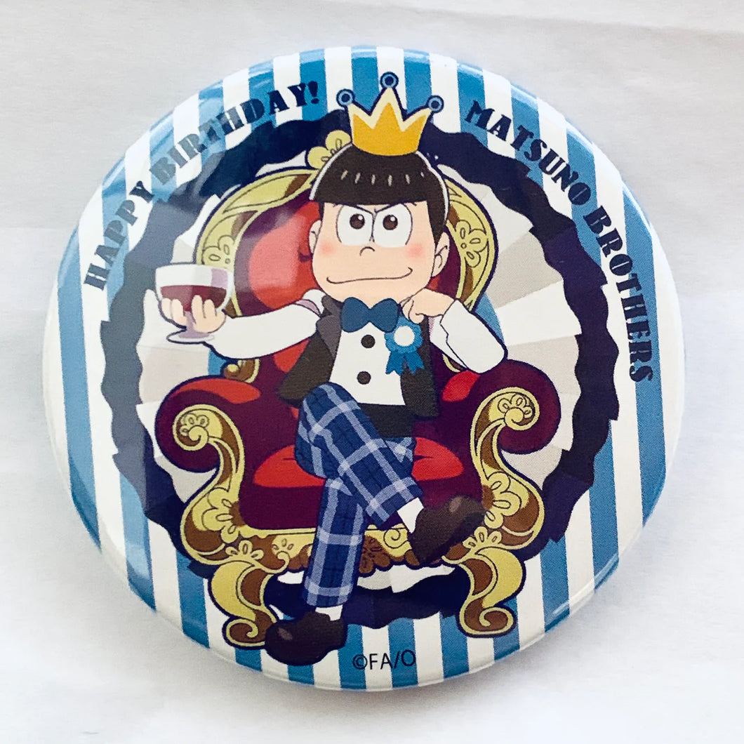 Osomatsu-san - Matsuno Karamatsu - Trading Can Badge - Birthday ver.