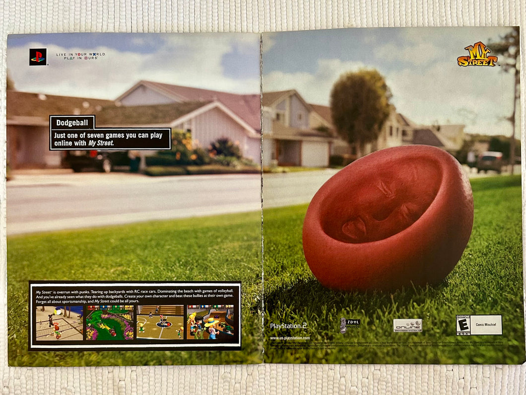 My Street - PS2 - Original Vintage Advertisement - Print Ads - Laminated A3 Poster