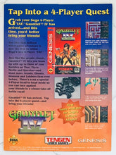 Cargar imagen en el visor de la galería, Gauntlet IV - Genesis - Original Vintage Advertisement - Print Ads - Laminated A4 Poster
