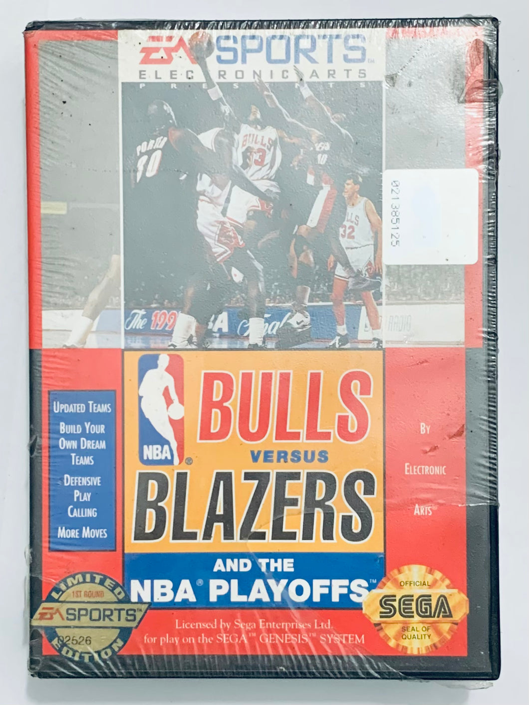 Bulls versus Blazers and the NBA Playoffs - Sega Genesis - NTSC - Brand New (720201)