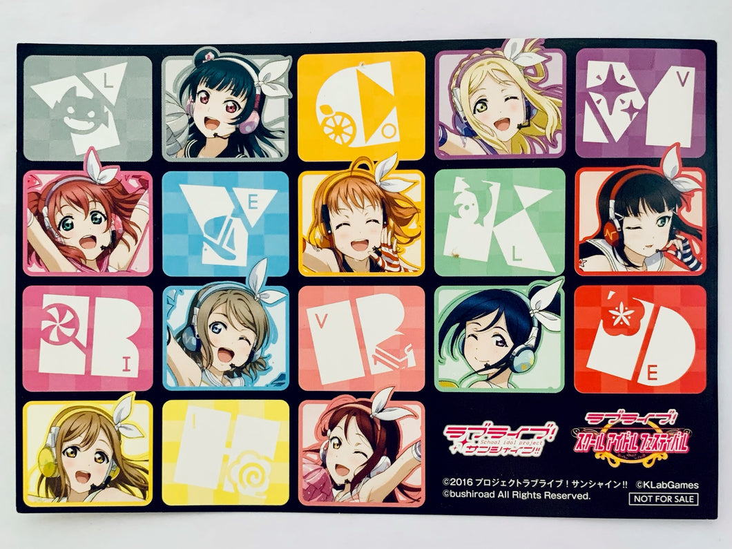 Love Live! School Idol Festival - Aqours - Post Card