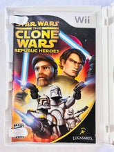 Cargar imagen en el visor de la galería, Star Wars The Clone Wars: Republic Heroes - Nintendo Wii / Wii U - NTSC - CIB (RVL-RQLE-USA)
