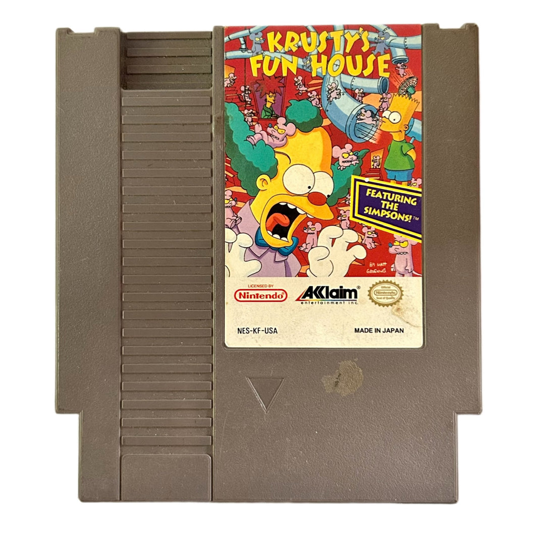 Krusty’s Fun House - Nintendo Entertainment System - NES - NTSC-US - Cart (NES-KF-USA)