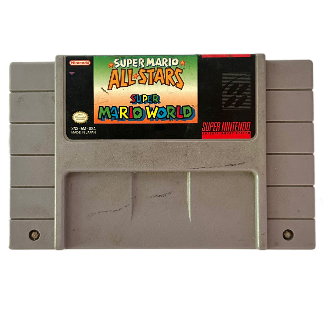 Super Mario All-Stars and Super Mario World - Super Nintendo - SNES - NTSC-US - Cart (SNS-5M-USA)