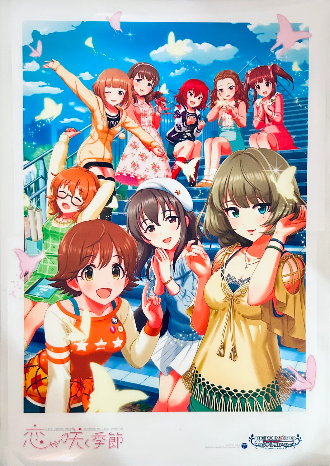 THE iDOLM@STER Cinderella Girls - A3 Clear Poster - Character Song - Single - The Idolm@ster Cinderella Master - Koi ga Saku Kisetsu