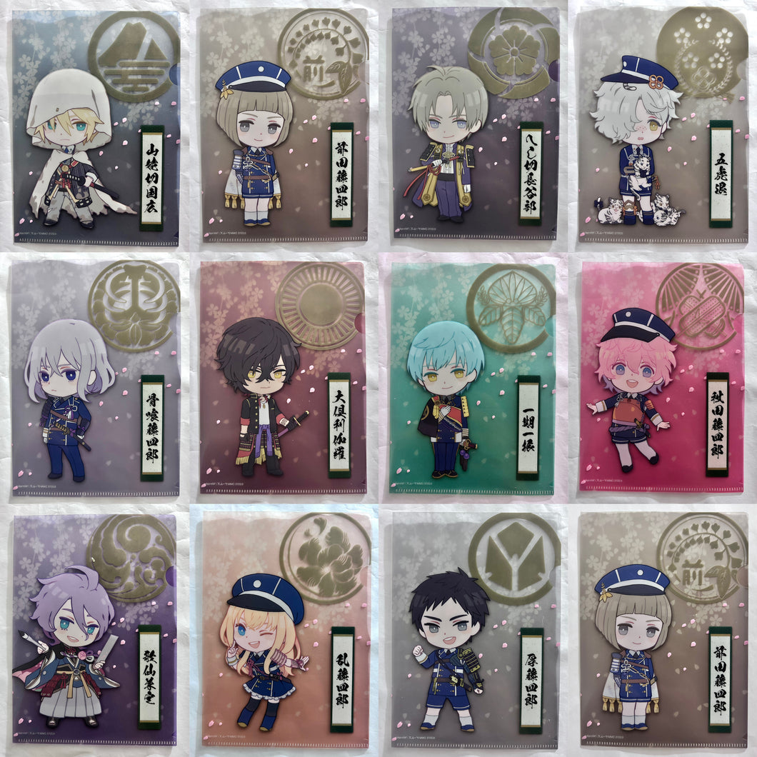 Touken Ranbu Online Chibi Touken Danshi Mini Clear File Collection Vol. 1 & 2 (Set of 11)