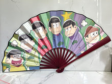 Load image into Gallery viewer, Osomatsu-san - Matsuno Brothers - Big Sensu - Folfing Fan
