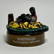 Load image into Gallery viewer, Little Grebe (Tachybaptus ruficollis) - Mini Figure - Bottle Cap

