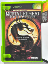 Load image into Gallery viewer, Mortal Kombat: Deception - Xbox Classic - NTSC - Box &amp; Manual
