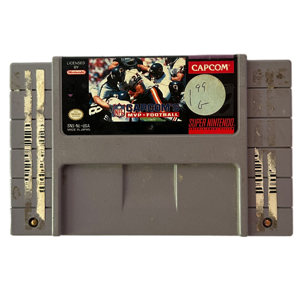 Capcom’s MVP Football - Super Nintendo - SNES - NTSC-US - Cart (SNS-NL-USA)