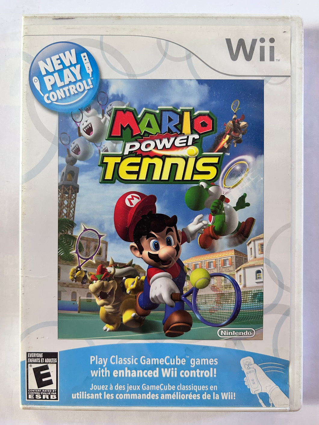 New Play Control! Mario Power Tennis - Nintendo Wii / Wii U - NTSC - CIB (RVL-RMAE-USA)