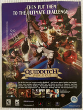 Cargar imagen en el visor de la galería, Harry Potter: Quidditch World Cup - PS2 NGC Xbox GBA PC - Original Vintage Advertisement - Print Ads - Laminated A4 Poster
