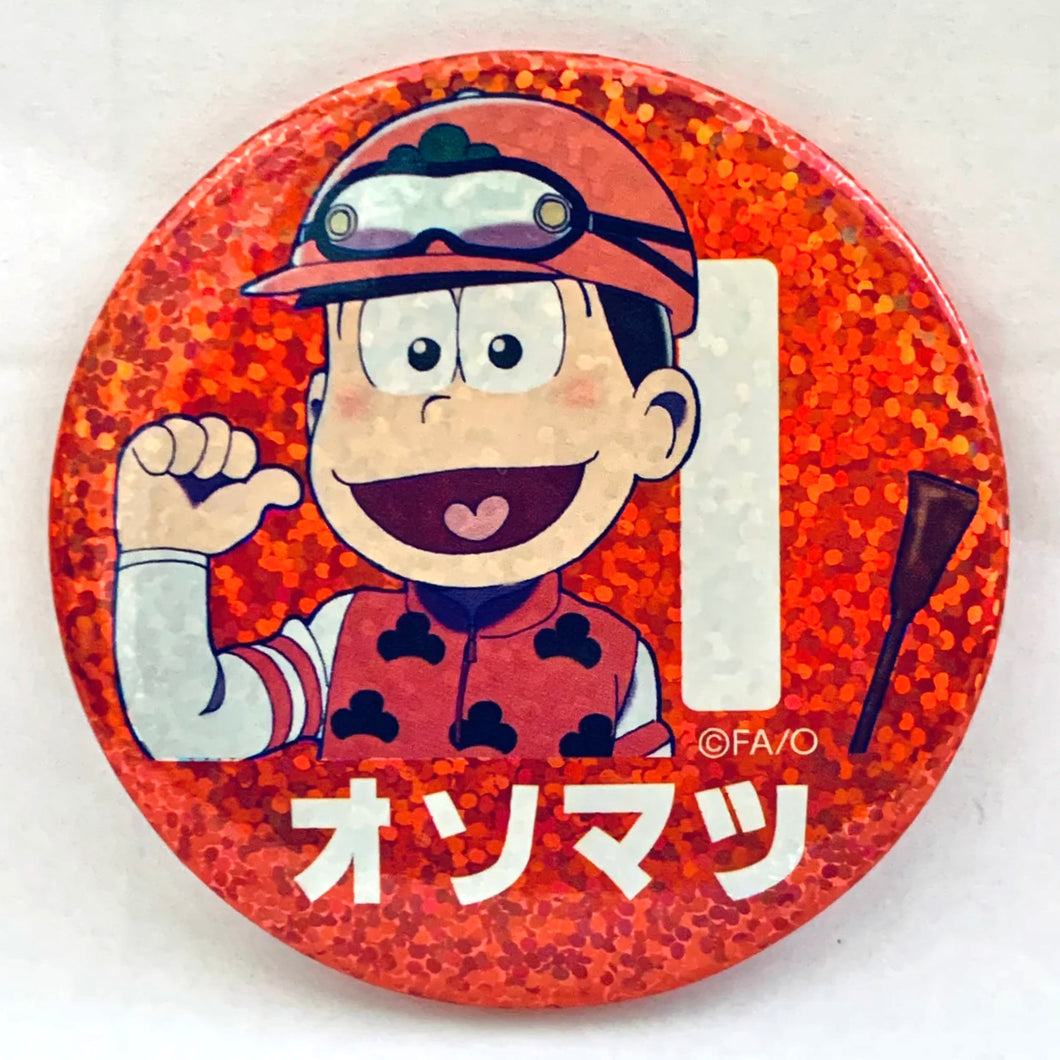 JRA x Osomatsu-san Run! Oh Matsu-san Trading Can Badge - Matsuno Osomatsu - Holo