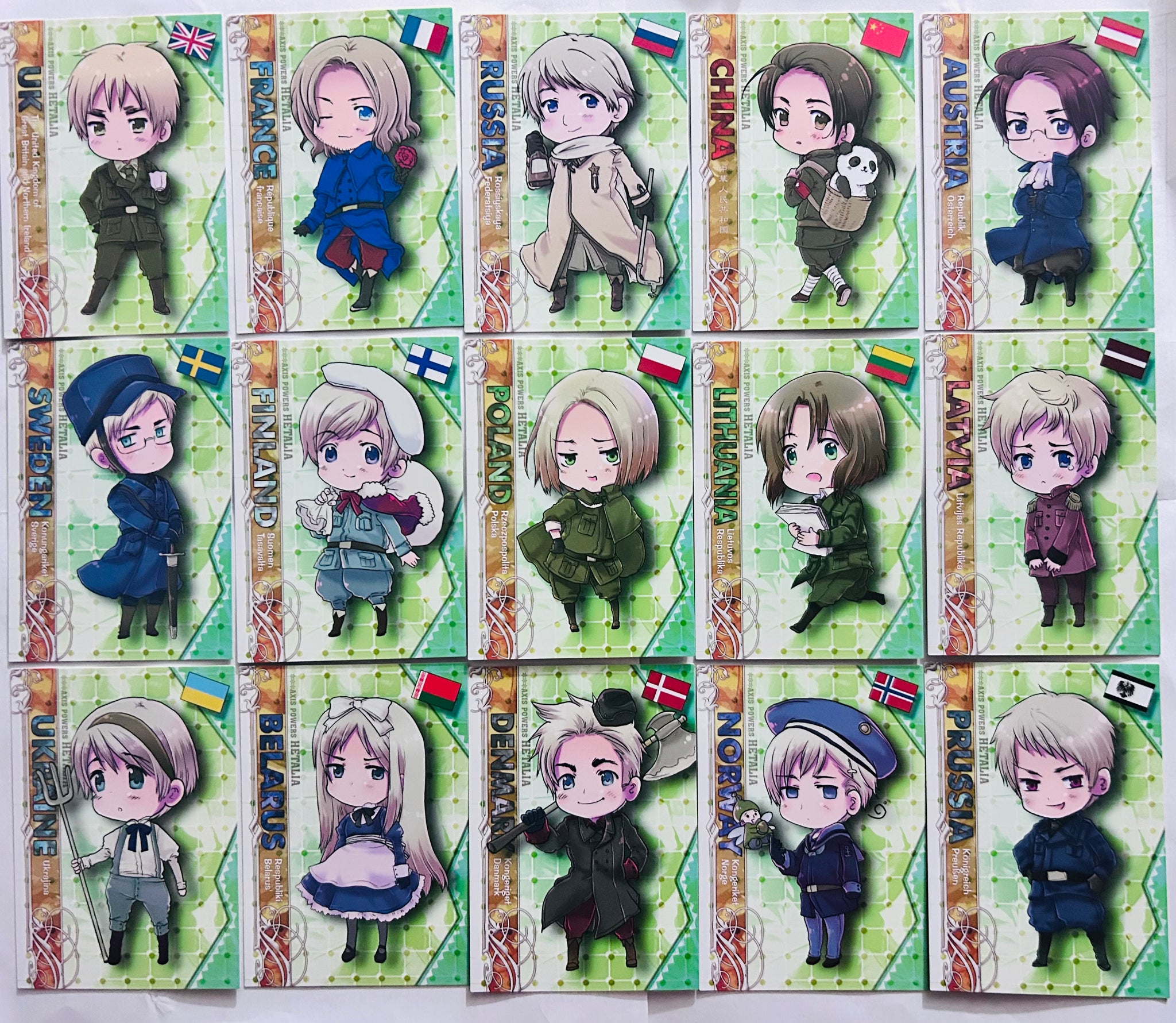 Hetalia Axis Powers Trading Card (Set of 58) – Cuchiwaii