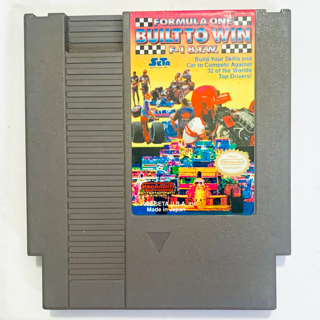 Formula One: Built to Win - Nintendo Entertainment System - NES - NTSC-US - Cart (NES-W5)
