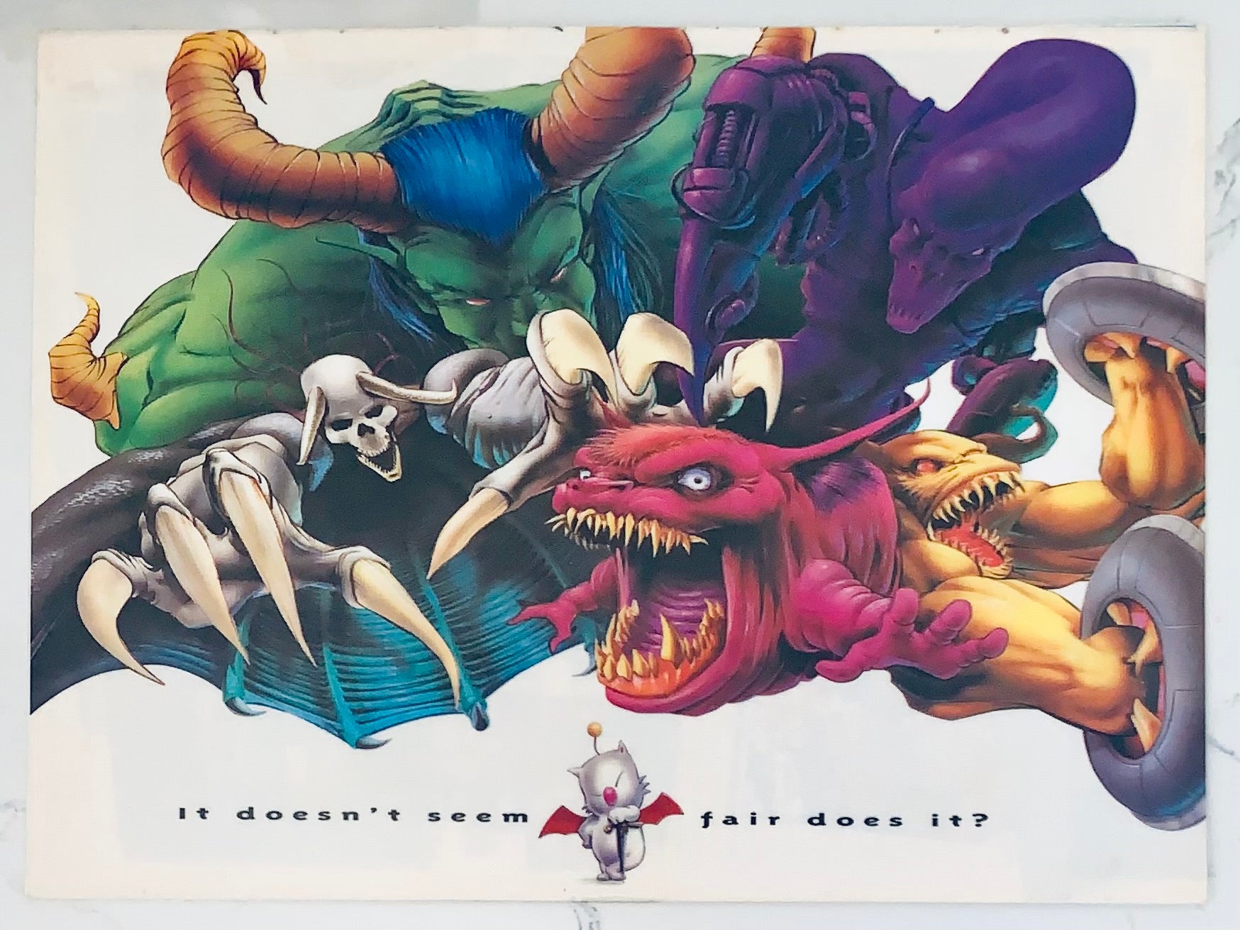 Final Fantasy III - SNES - Original Vintage Advertisement - Print