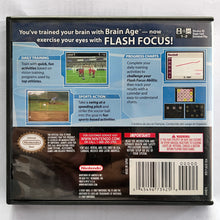 Load image into Gallery viewer, Flash Focus: Vision Training in Minutes a Day - Nintendo DS / DSLite DSi XL - NTSC - CIB (NTR-AG3E-USA)
