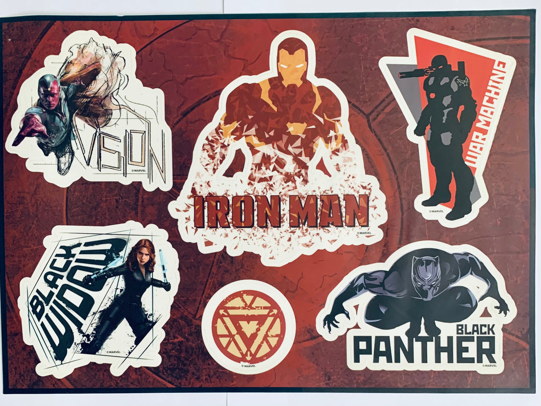 Captain America: Civil War - Sticker Sheet (Type 3) - Happy Kuji MARVEL (Prize H)